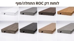 לוחות התחלה וסוף לדק (22 מ"מ)